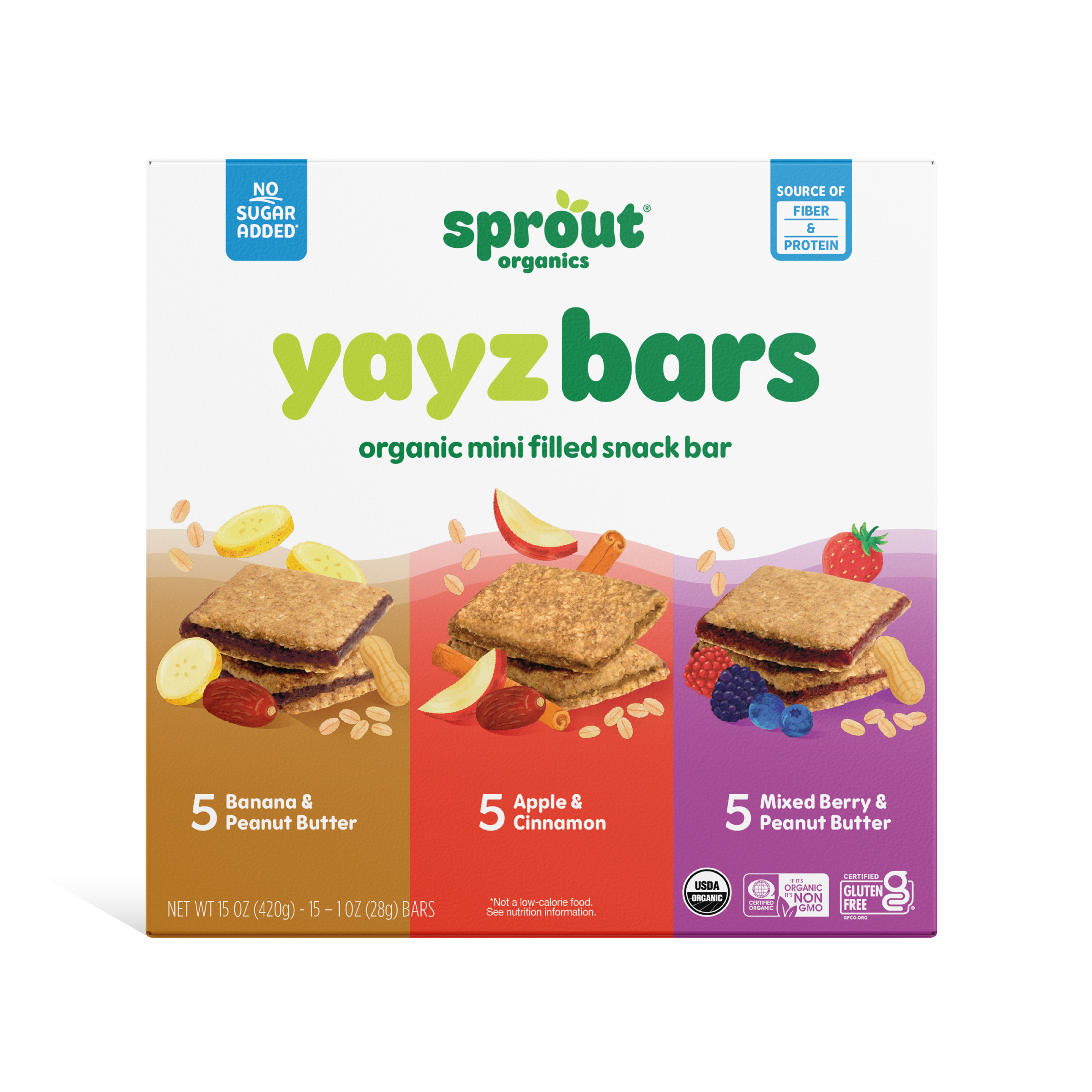 Organic Filled Toddler Snack Bar Variety Pack – Sprout Organics