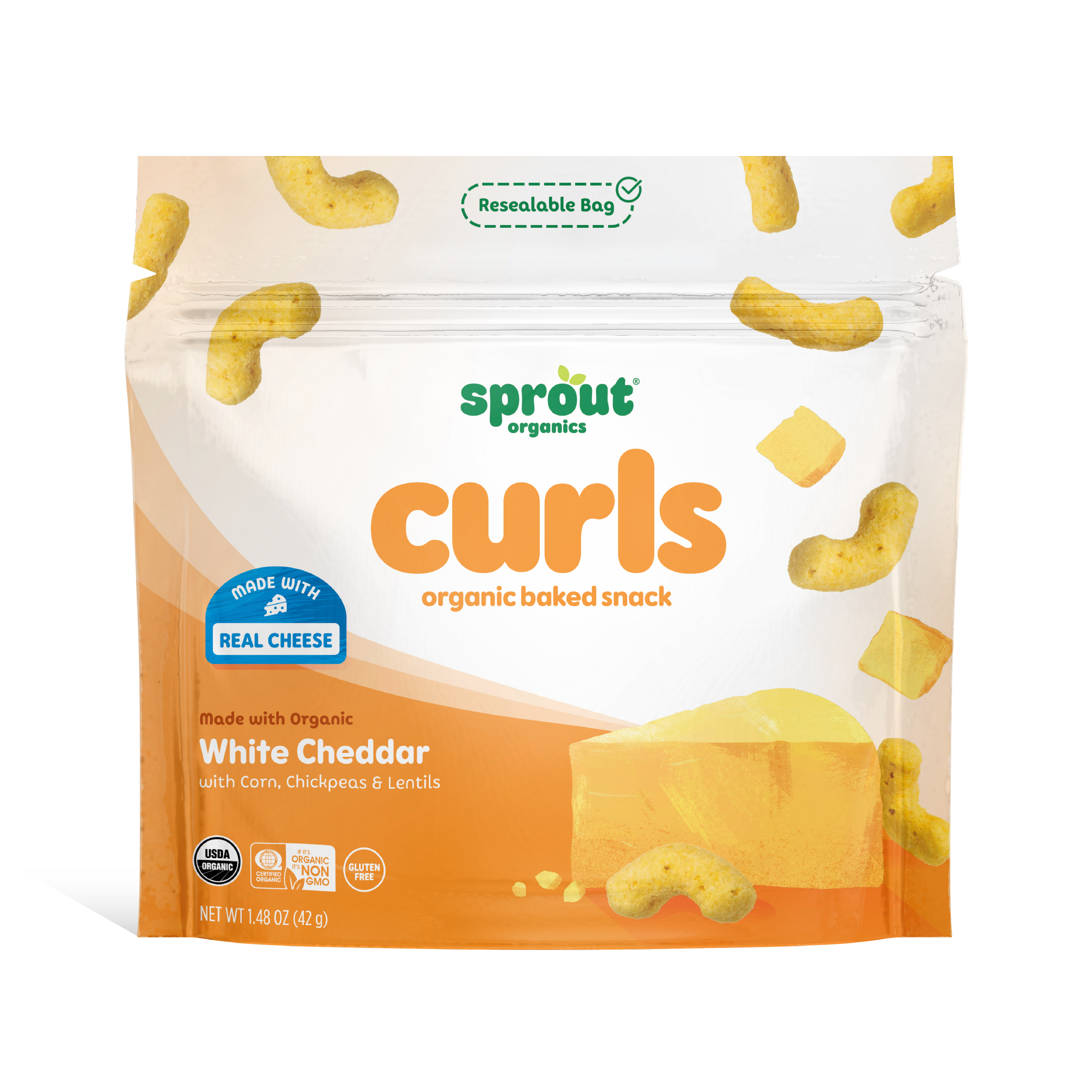 Savory Real Cheddar Baby and Toddler Snack – Sprout Organics