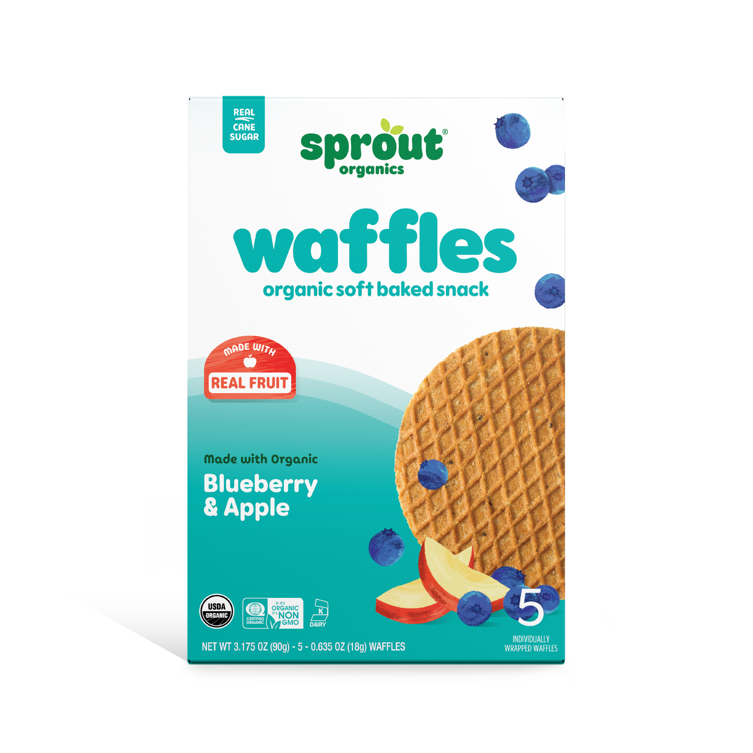 Organic Nut-Free Apple and Blueberry Baby Snack – Sprout Organics