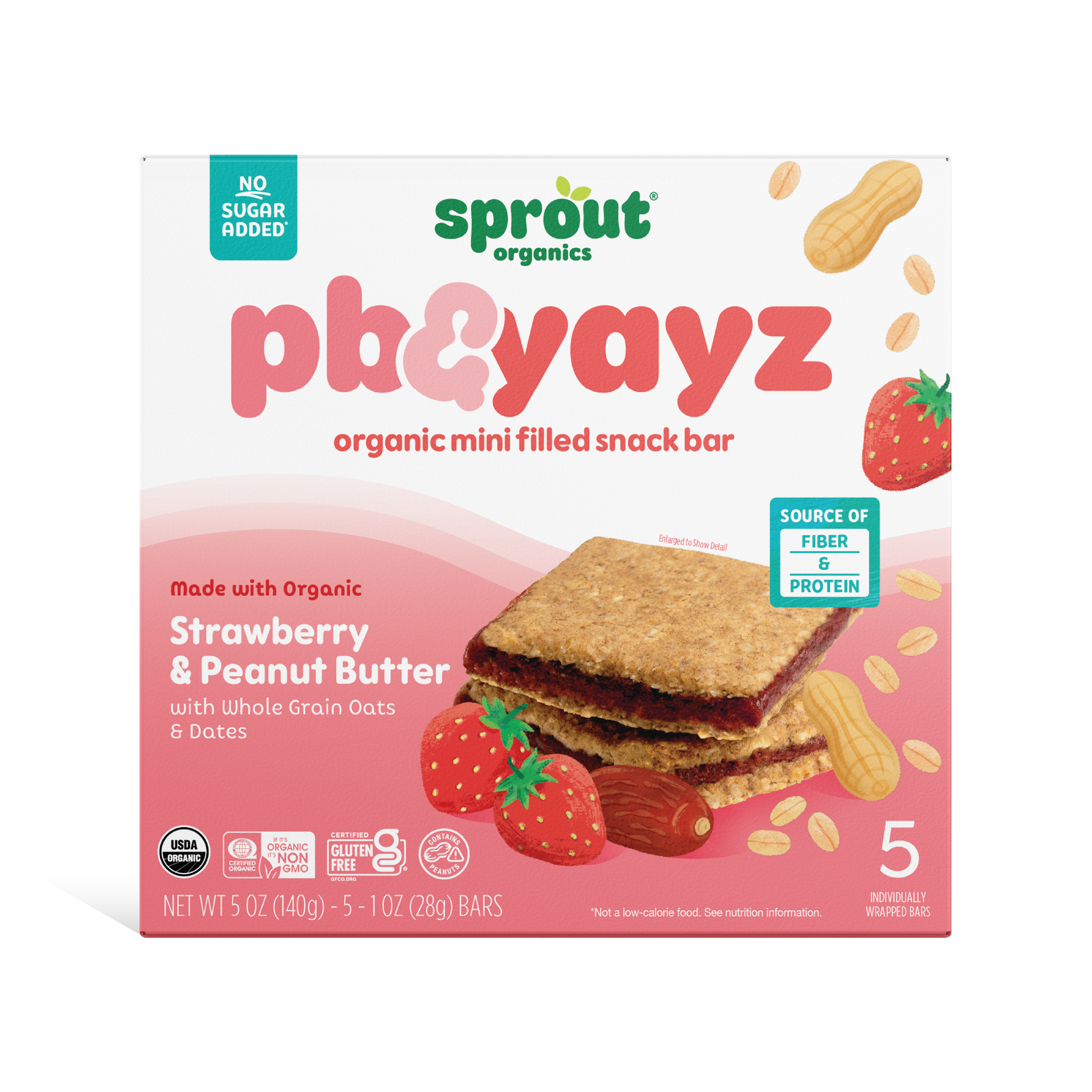 Organic Strawberry Filled Toddler Snack Bar – Sprout Organics