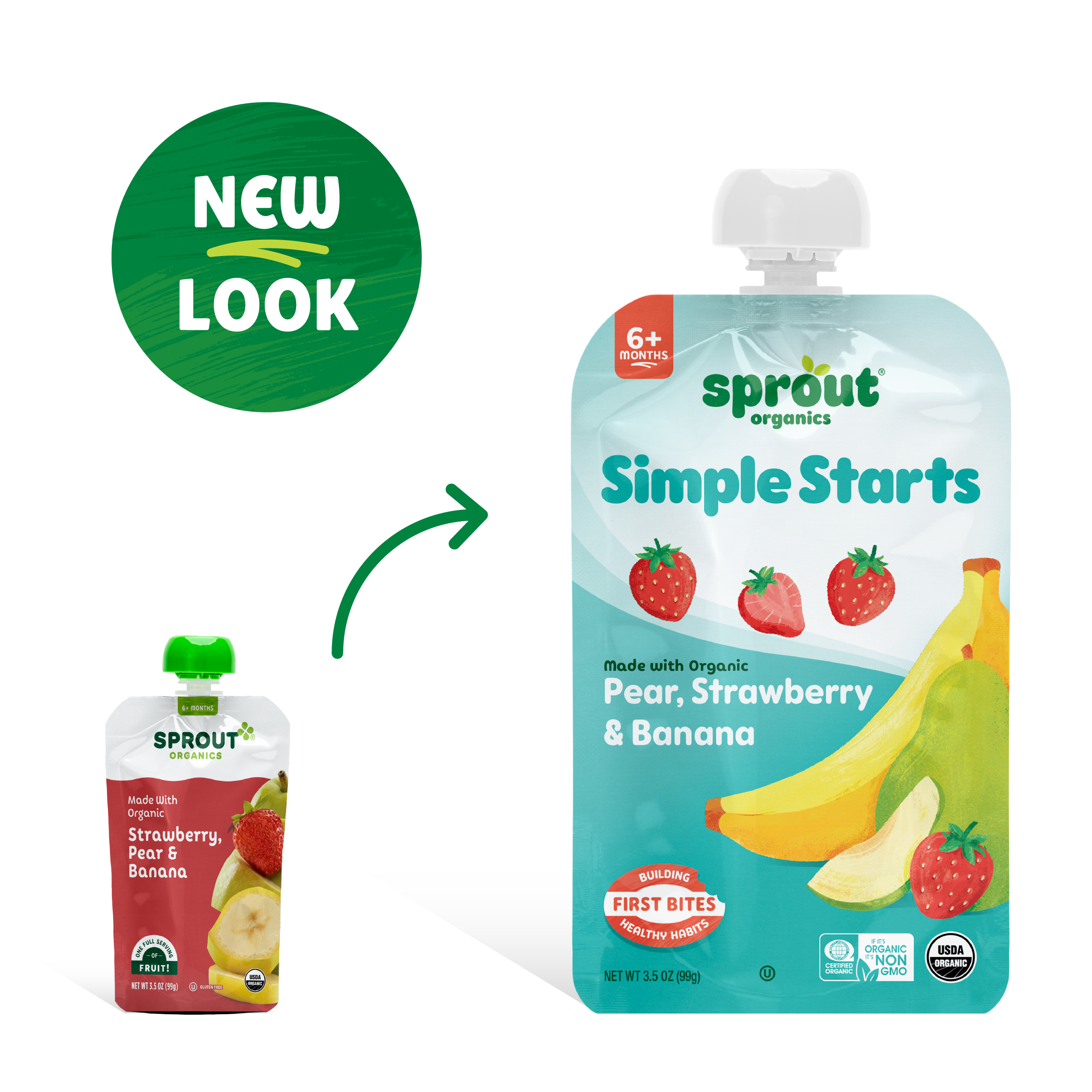 Pear, Strawberry & Banana