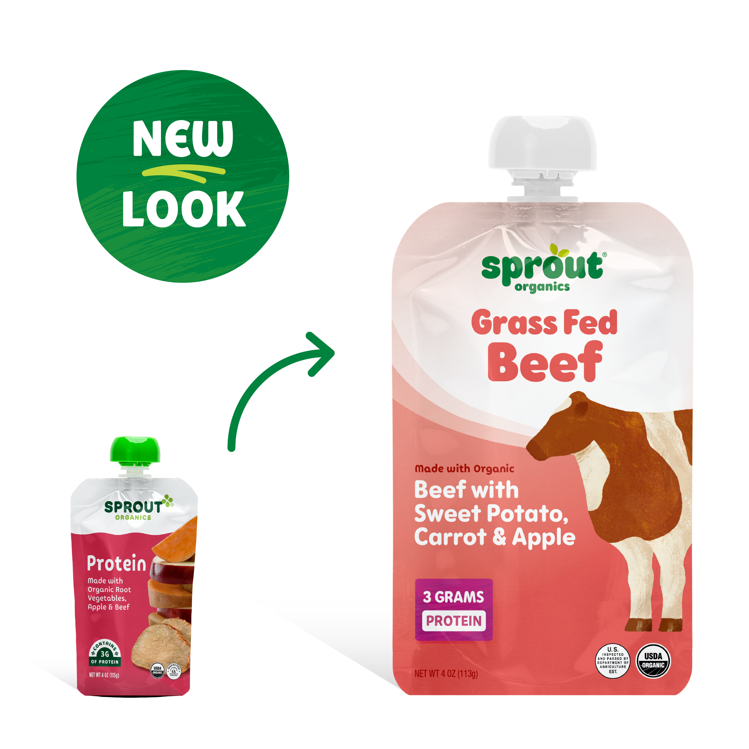 Grass-Fed Beef, Sweet Potato & Carrot
