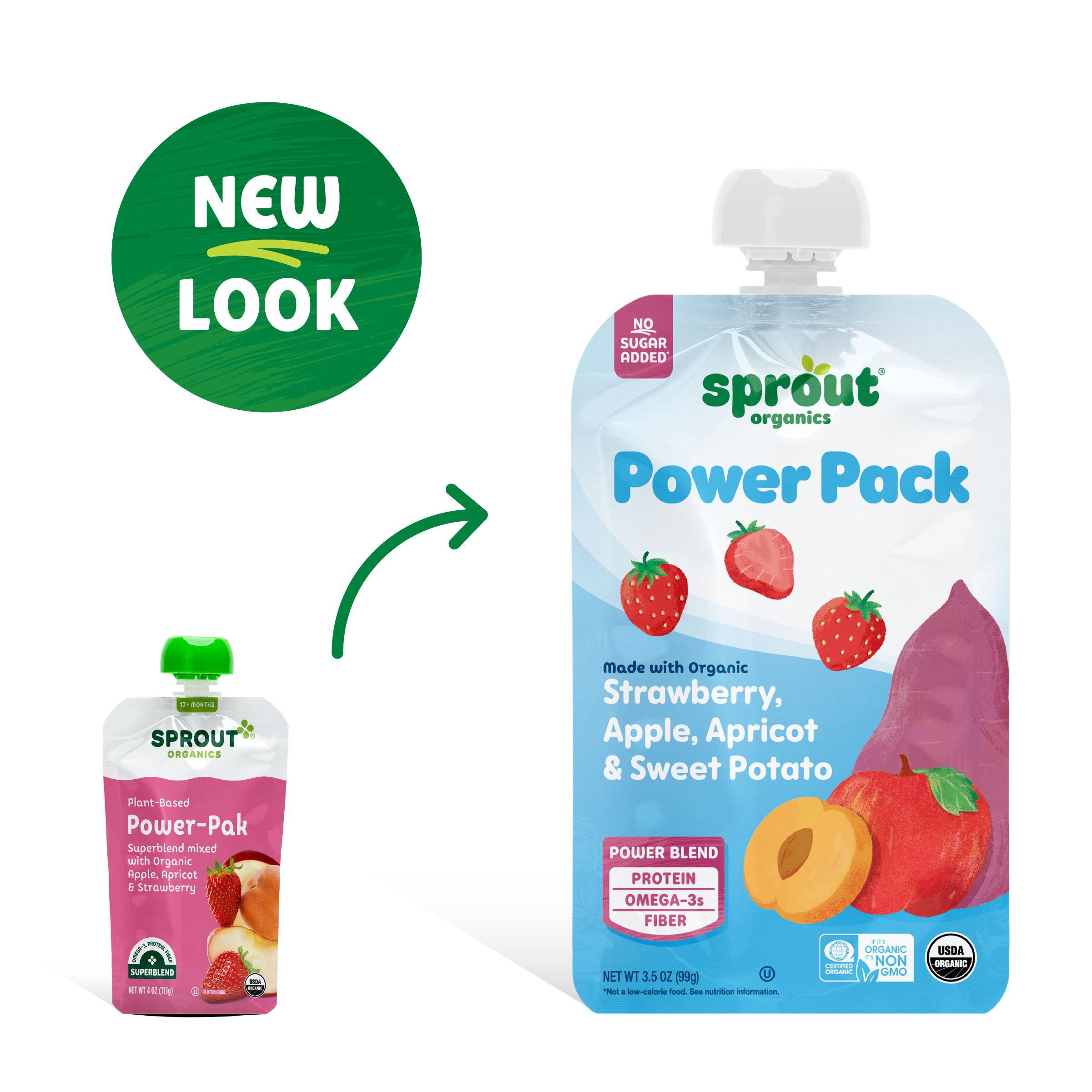 Strawberry, Apple, Apricot & Sweet Potato