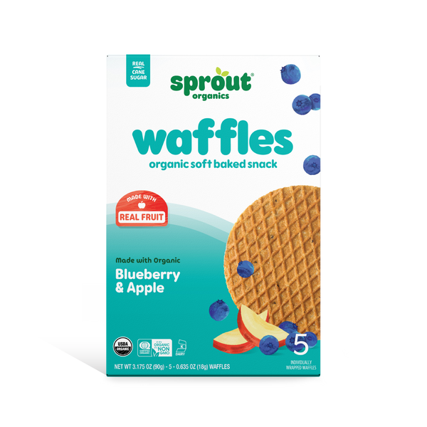 Organic Nut-Free Apple and Blueberry Baby Snack – Sprout Organics