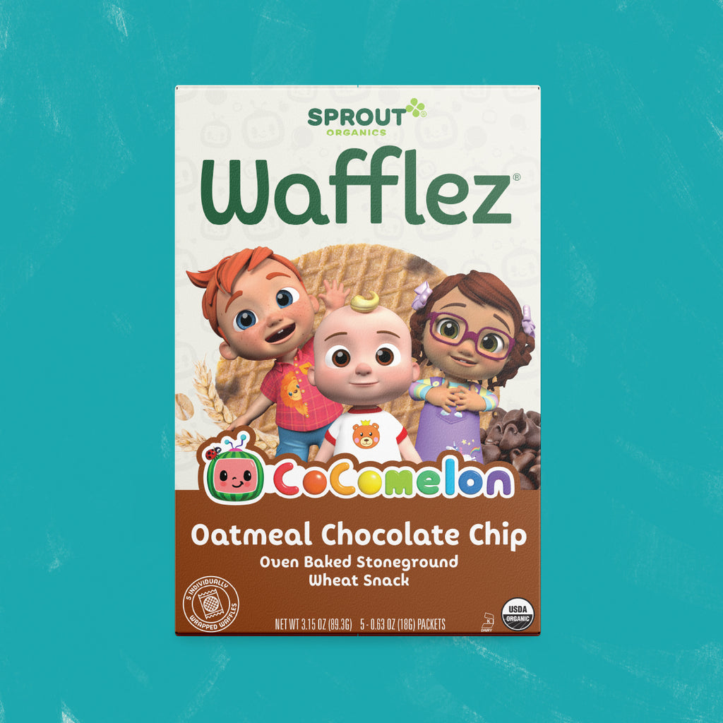 CoComelon Oatmeal Chocolate Chip Wafflez - Baby Waffles