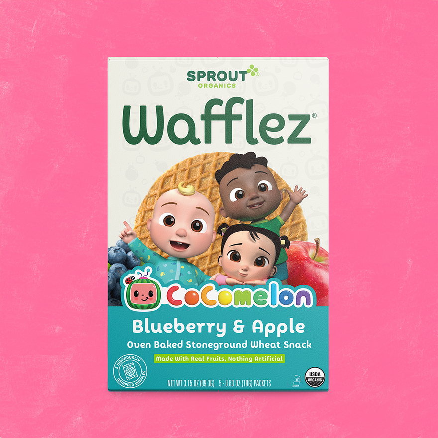 Blueberry Apple Wafflez Baby Waffles